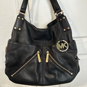 Michael Kors Portland Black Leather Tote